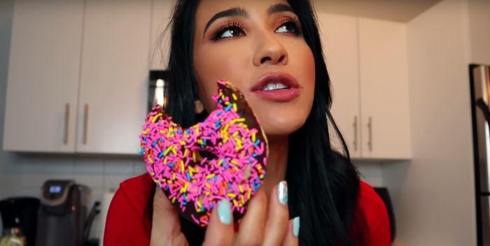 Stephanie in March (2019), a matter of months before radically changing the theme of her content and leaving 'cheat days' behind.