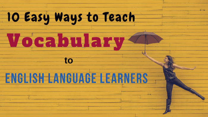 Teaching vocabulary equips students for a successful reading experience.