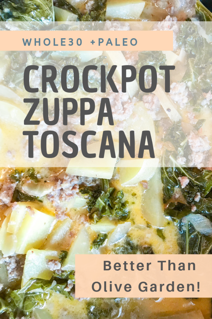 This crockpot Zuppa Toscana is perfect for chilly days when you want to prepare dinner ahead of time. Bonus: It will make your house smell like an Italian villa!