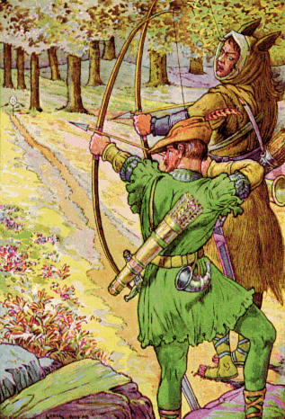 Historically Robin Hood stole from the rich and gave to the poor. Ironically in English pantomime his character is played by a female actress.