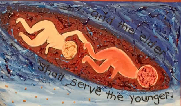 Even while still in the womb of his mother, Jacob struggled with his older twin brother Esau (Genesis 25:22)