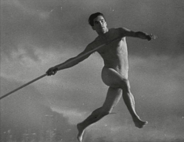 Riefenstahl's "Olympia" focused on the cult of the body, an idea Hitler emphasized frequently. This adds to the claim that Leni and Hitler shared similar ideas.
