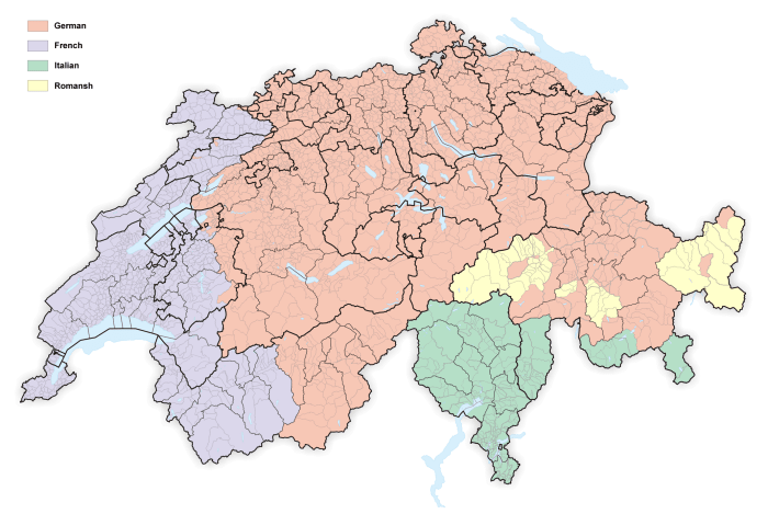 Switzerland is a good example of a successful multi-lingual society, but it is much more complex than simply an idyllic portrait, and has a vibrant but not harmful discourse over language politics.