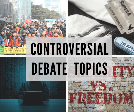 Controversial topics are the toughest to debate about. These topics are suitable for college students and higher level debaters.
