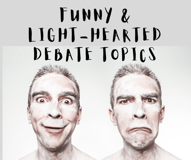 A funny topic is what you want to discuss with your friends. These are usually light-hearted discussions meant to help you pass the time and bond with people.
