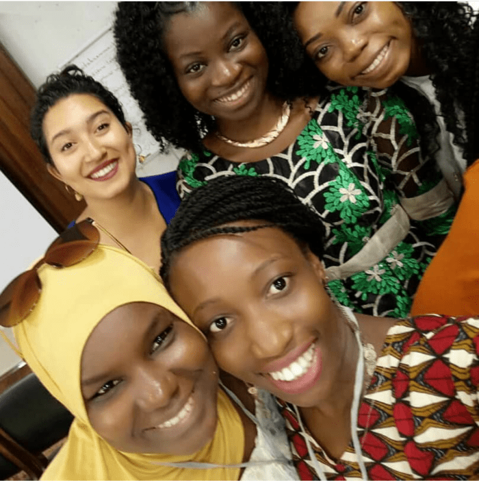 Africa's beauty is in its diversity. In this photo, we represent Tunisia, Cameroon, Nigeria, the Gambia, and Togo, respectively.
