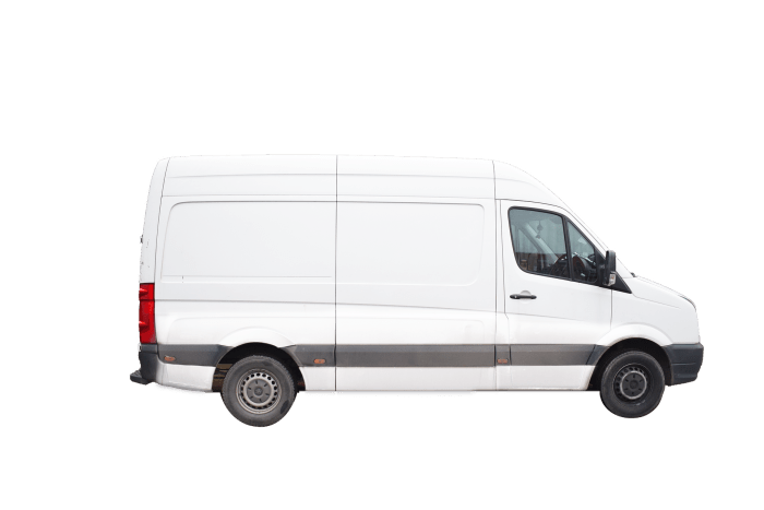 The cargo van is a good option for stealth camping or parking, when you might need to spend an occasional night in the city.