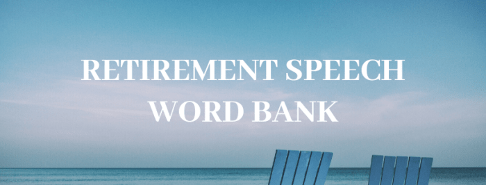 This table includes nouns and adjectives that you might consider including in your boss's farewell speech.