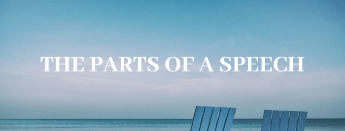 Keeping this structure in mind will help you stay organized and on-track while you compose your speech.