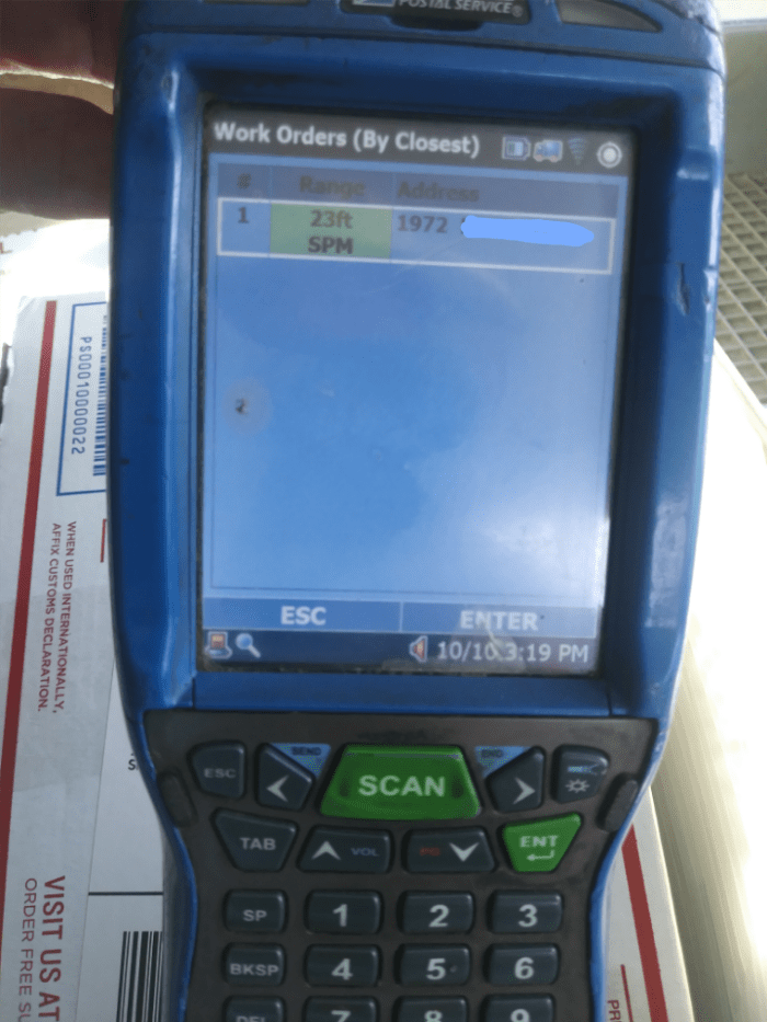 This is the screen that pops up when the scanning request first comes to you from out of the blue.