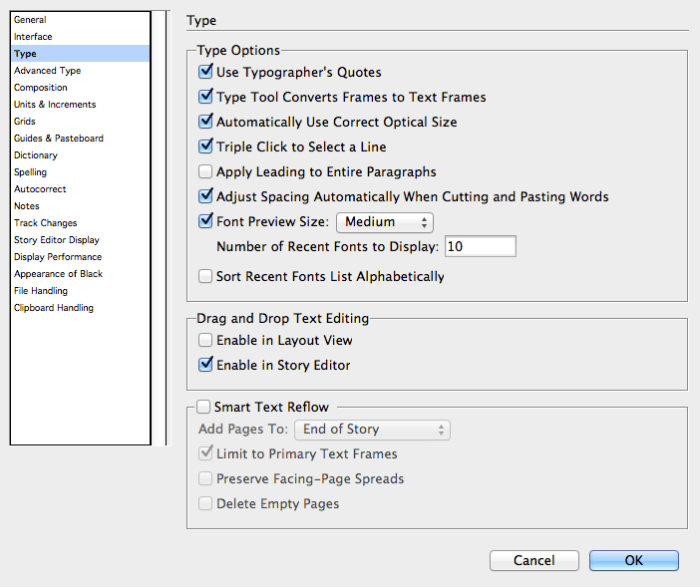In InDesign Preferences Type, check the box for "Use Typographer's Quotes" to make professional curly single quote marks instead of straight tick marks.