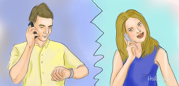You might think talking on the phone is boring, but for her, telling you about her day makes her feel closer to you.
