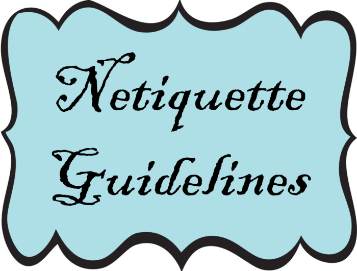 Online communication can, however, have it's pitfalls when general rules of etiquette are ignored. It is much easier to read into something with the wrong tone as there are no body cues to clarify meaning.