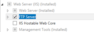 The options above are marked as (Installed) because I already completed the installation prior to taking the screenshot.