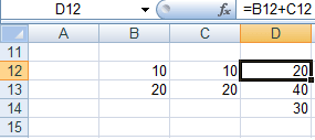 An Excel formula without using $ to change a cell to an absolute reference in Excel 2007 and Excel 2010.