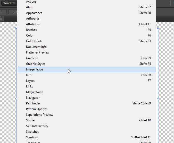 L'outil de trace d'image peut vous aider à isoler le sujet de votre image de son fond blanc.