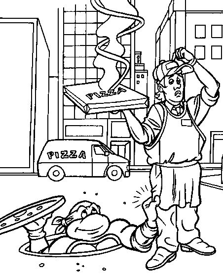 Download Teenage Mutant Ninja Turtles Printable Coloring Pages - FeltMagnet - Crafts