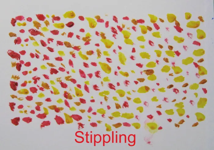 Stippling Technique Painting