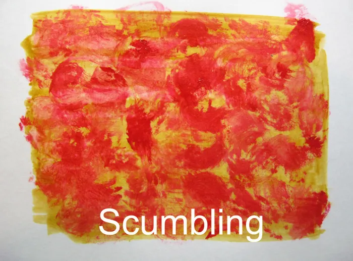 Scumbling Technique Painting