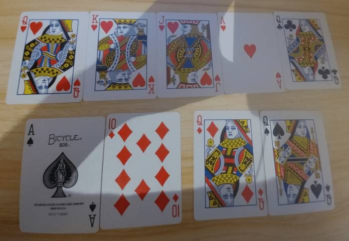You will often lose straights this way if you play them.