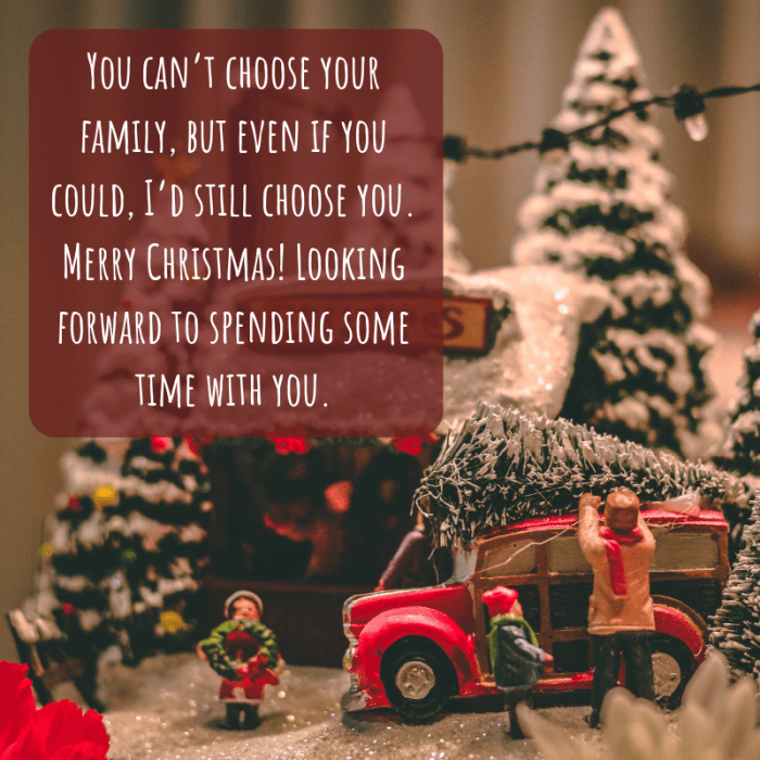 If you can't be with your family this Holiday season, send them a Christmas card to let them know how much they mean to you.