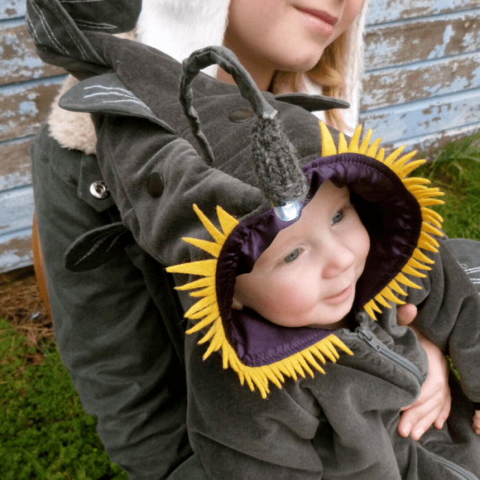 Funny themed bunting sets are cute, practical, and make for some stellar photo opportunities. This angler fish onesie is just too much!