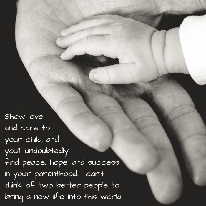 Going through pregnancy and childbirth is quite the ordeal. Let your friends know how well they did and how much you support them!