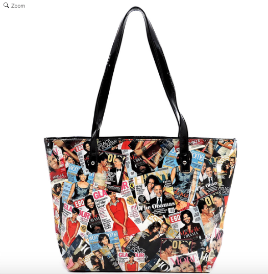 These Michelle Obama tote bags come in packs of two. They are great for shopping, bringing kids stuff around, or taking anywhere you want to be reminded of a great lady.