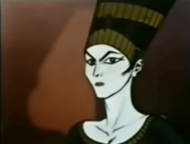 One of the most frequent villains opposing the Starduster, Queen Zora, who bears a striking resemblance to Queen Nefertiti.