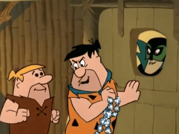 Fred hatches a plan to trap the Green Goose inside his own missile, sending him and his goons into space.