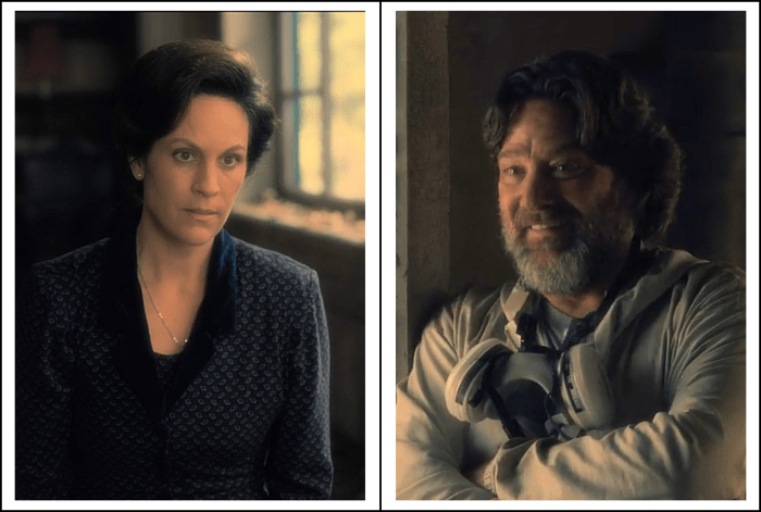 Annabeth Gish as Clara Dudley and Robert Longstreet as Horace Dudley in 'The Haunting of Hill House' season 1 (2018), a Netflix Original Series.