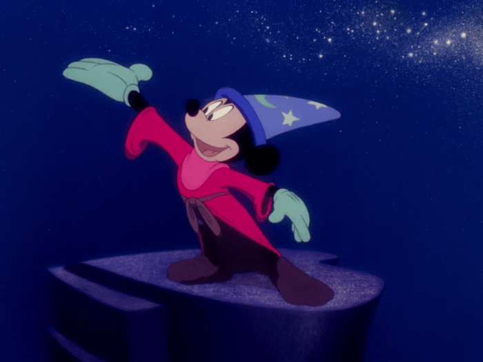 The film is most famous for the Sorcerer's Apprentice sequence, featuring Mickey orchestrating an army of brooms in a simply magical scene.