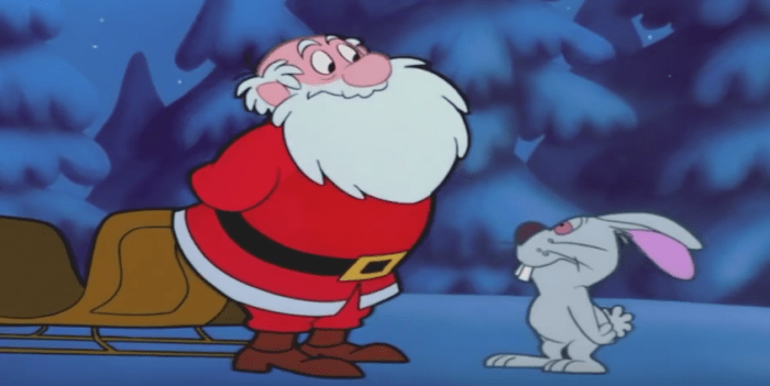 The original song wasn't a Christmas song, but Christmas elements such as Santa Claus were added to make it more definitively a Christmas special.