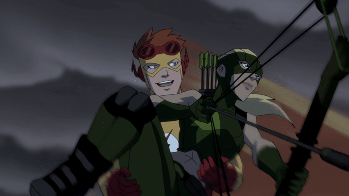 Kid Flash isn't around much in season two, but Artemis gets a key role in the plot's development. (Screencap courtesy of Warner Bros.)