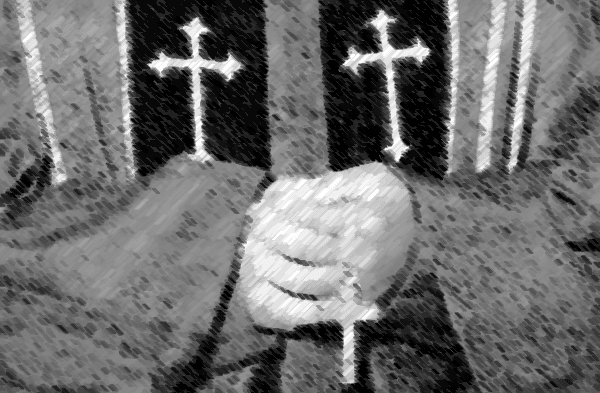 And it was in that moment, that he tipped his head toward heaven and a single thought entered his mind. Ghost. He slammed the door as if the wooden structure could keep a spirit out.