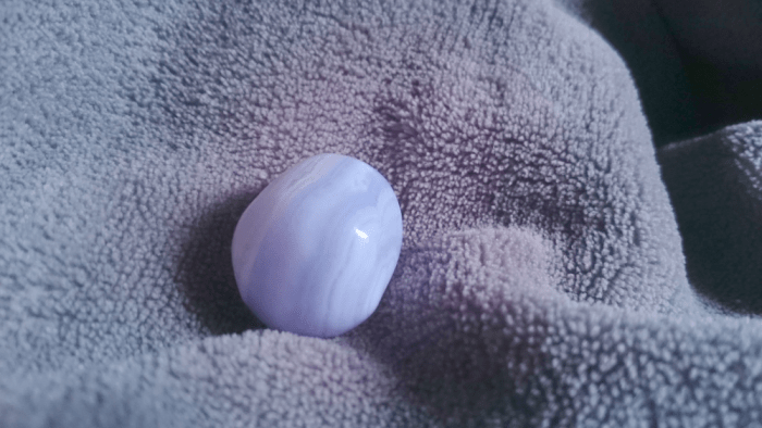Blue lace agate is a great stone for enhancing communication.