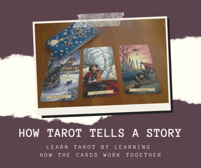 Learning to read tarot is easier when your cards tell a distinct story. Emotionally evocative cards will aid your intuition during the learning process.
