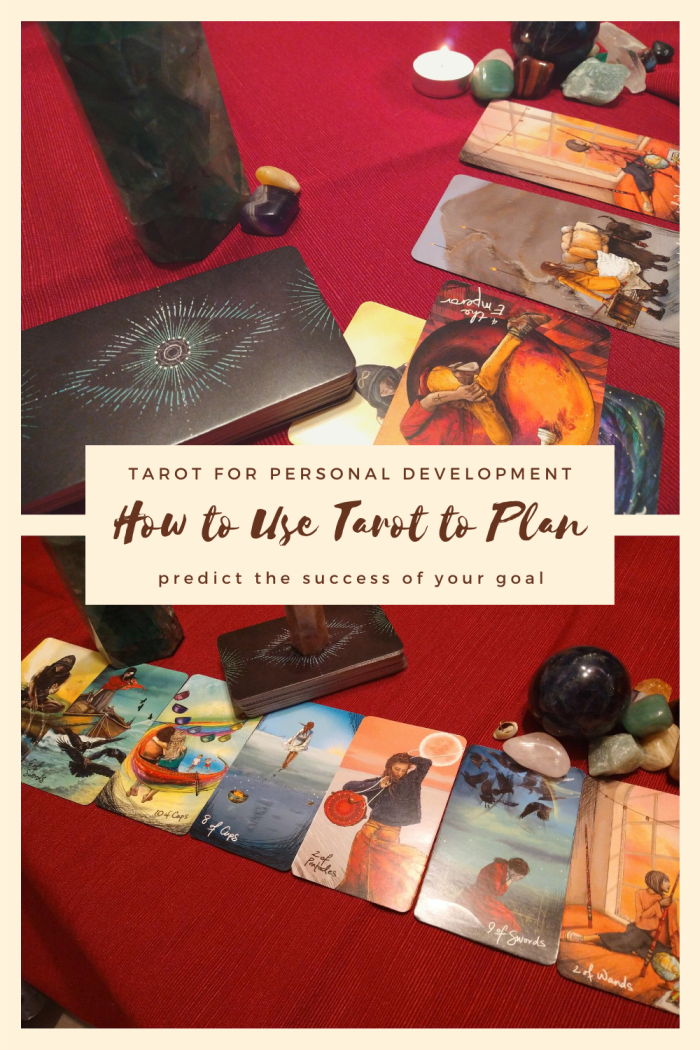 In two steps you can have a completed plan, including your action plan. Tarot is a remarkable tool for personal development!