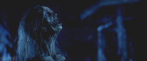 Look to the stars... you will see crazed humanoid creatures munching away at a poor soul's intestines.