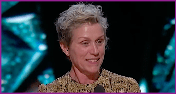 Frances McDormand won her second Best Actress Oscar for 2017's "Three Billboards Outside Ebbing, Missouri."