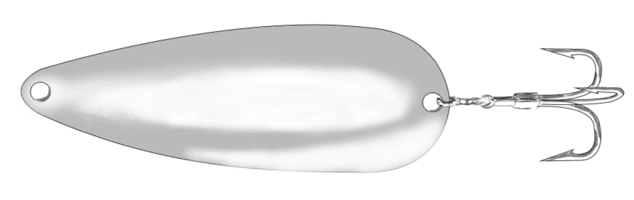 Metal spoon fishing lure