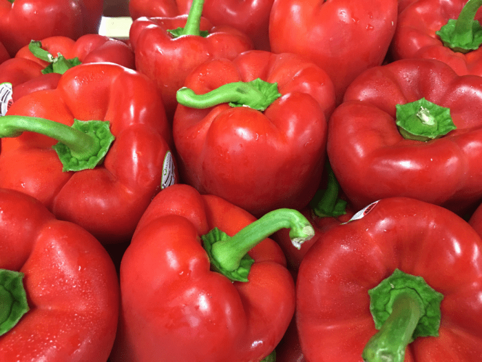 Peppers are a good source of vitamin C and eaten raw or cooked.