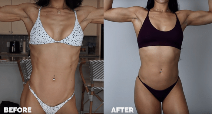 While most men are healthiest at around 11-22% body fat, women require 22-33% to maintain normal endocrine functionality. Stephanie experienced the problems that come along with getting much leaner than your natural set-point.