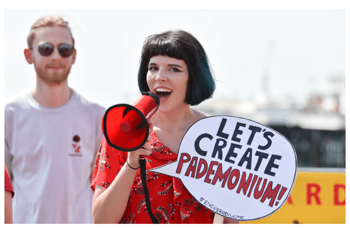 Ella Daish is a youthful campaigner, heading a campaign for plastic free periods while holding down a job