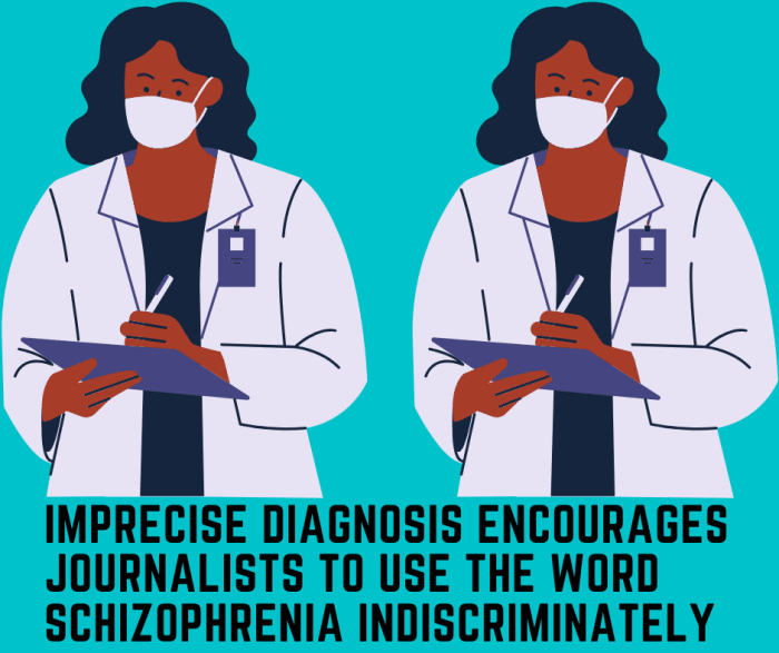 Unfortunately, media outlets use schizophrenia as a kind of buzz word that attracts attention to an article. This muddies their reporting.