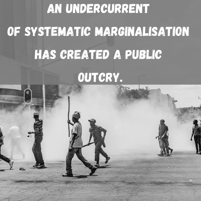 It's not surprisingly that marginalized populations in Africa would rise up to fight for access to resources and opportunity.