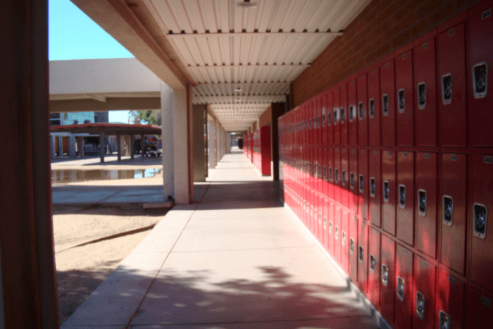 One of the first things that struck me about Agua Fria High School was that there were no inside hallways.