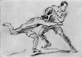 Jean Jacoby, an artist from Luxembourg, won a gold medal in the 1928 Olympics for his drawing of rugby players.