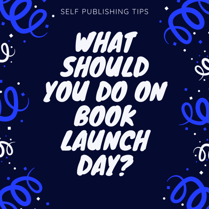 What should you do on the day your self published book launches? Insights and ideas.