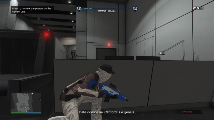 The security desk of the Facility. This is a good area to "acclimate" yourself to the level gunfire you're about to face passed this point. Peek out, shoot, reheal from here until you feel comfy with advancing.
